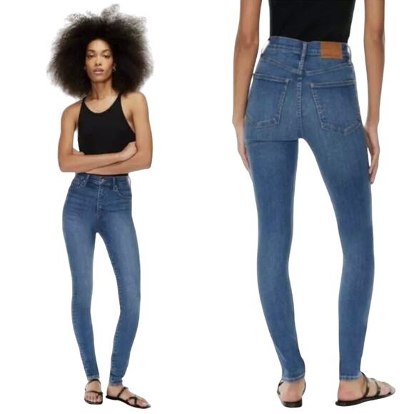 ARITZIA Denim Forum Women The Lola High Rise Skinny Jeans Medium Wash Size 28 - Picture 1 of 6